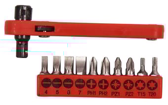 picture of Amtech 11 Piece Offset Ratchet Screwdriver Set - [DK-L1560]