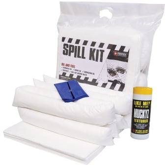 picture of Oil & Fuel Spill Kit in Sealed Break Pack - 40 Litre - [FN-OSK40BP]