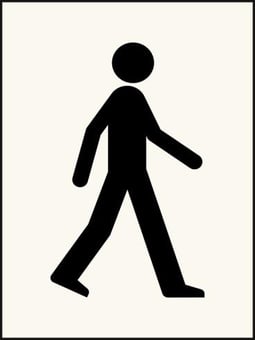 Picture of Walking Man Stencil (400 x 600mm) - SCXO-CI-9542J