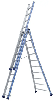 picture of Slingsby Heavy-Duty 3 Section Combination Ladder with Splayed Base - 30 Treads - [SLB-406395] - (LP)