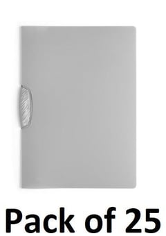 picture of Durable - Swingclip® 30 Color Clip Folder - A4 - Grey - Pack of 25 - [DL-226610]