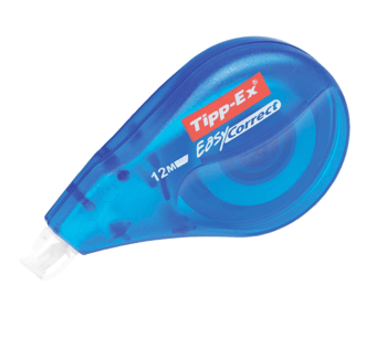 picture of Tipp-Ex Correction Tape Roller Easy Correct - 4.2 mm x 12 m - Blue - [VK-829035]