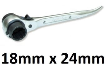 picture of Scaffold Ratchet  - 18mm x 24mm - [XE-K00073]
