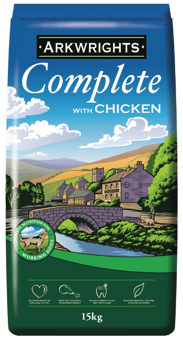 picture of Arkwrights Complete Adult Dry Dog Food Chicken 15kg - [CMW-ARK000]