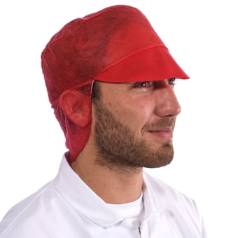 Picture of Supertouch Snood Cap - Red - Pack of 50 - [ST-14420]