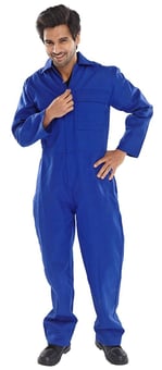 picture of Beeswift Flame Retardant Boiler Suit - Royal Blue - BE-CFRBSR-ROYAL