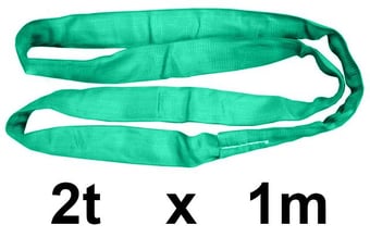 picture of LashKing - Polyester Round Sling - 2t WLL - 1m EWL - [GT-PRS2T1M]