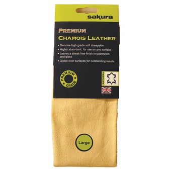 Picture of Sakura Premium Chamois Leather Large 2.5 sq ft - [SAX-SS3312]