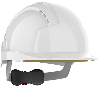 Picture of Jsp EVOLite Safety Helmet Wheel Ratchet Vented White -  [JS-AJB170-000-100]