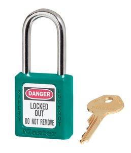 picture of Masterlock - Zenex 410 Lock-Out Padlock - Teal Green - With One Unique Key - [MA-410TEAL]