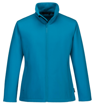 picture of Portwest TK21 Women's Print and Promo Softshell 2L Aqua Blue - PW-TK21AQR