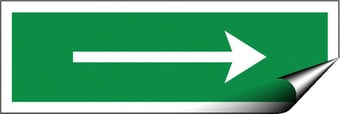 Picture of First Aid Signs - Arrow - 300 X 100Hmm - Self Adhesive Vinyl - [AS-SA116-SAV]