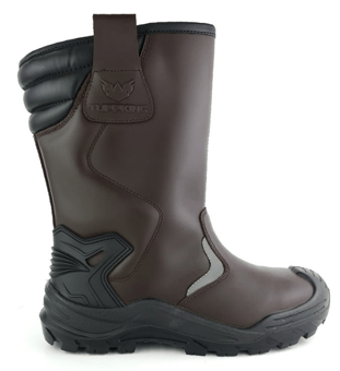 picture of Tuffking YUKON Leather Rigger Boot Brown S3 FO SC SR WPA - GN-7057