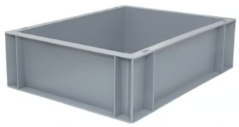 picture of BiGDUG Euro Stacking Box - 120h x 300w x 400d mm - 10 Litre Capacity - Grey - [BDU-BNB4311G] - (LP)