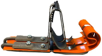 Picture of Orange And Grey Track Circuit Operating Clip (Bond) Bound with Clips Side by Side - [UP-0870/023402GR/ORANGE]