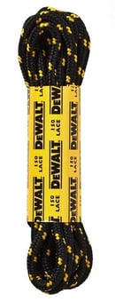 picture of Dewalt - Black/Yellow 150CM Boot Laces - Sizes 3-13 - Pair - [SS-LACES]