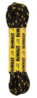 Picture of Dewalt - Black/Yellow 150CM Boot Laces - Sizes 3-13 - Pair - [SS-LACES]