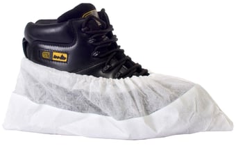 picture of Supertouch CPE/PP Deluxe White Overshoe - Pack of 40 Pieces - [ST-16800]