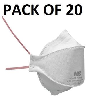 picture of 3M Aura 9330+ Particulate Respirator FFP3 Unvalved - Pack of 20 - [3M-9330+]