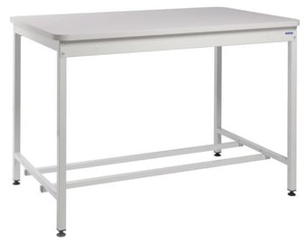 Picture of QMP Mailroom Workbench - Open Bench - MFC Worktop - 840H x 1530W x 900D mm - [QM-MR841590PLXX]