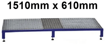 picture of Slingsby Adjustable Modular Work Platform - Blue - 1510mm - Adjustable Height 140-210mm - [SLB-434965] - (LP)