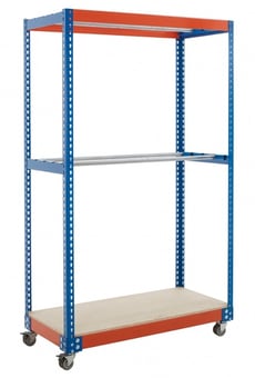 Picture of BiGDUG BiG400 Garment Rail Trolley - 2023h x 1525w x 610d mm - 300kg - [BDU-B4MG1506BO]