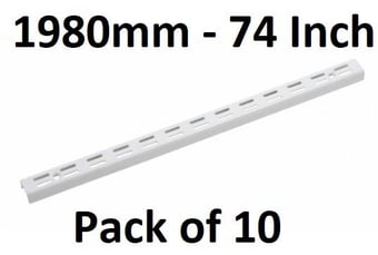 picture of Twin Track Shelving Upright - 1980mm - Pack of 10 - [CI-AB09L]