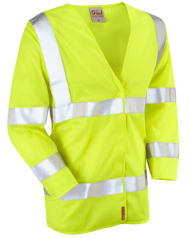 picture of Cranford - Yellow 3/4 Sleeve Hi-Vis Waistcoat - LE-S10-Y