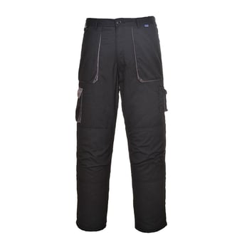 Picture of Portwest -  Texo Contrast Trouser - Black - Reg Leg - 245g - PW-TX11BKR
