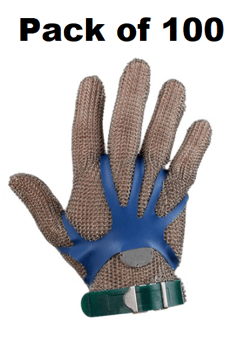 picture of Detectable Glove Tensioner - Blue - Pack of 100 - [DT-476-X11-P01]