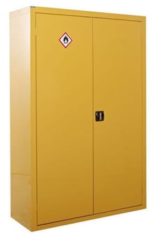 picture of QMP Hazardous Cupboard - 3 Shelves - H.1800 W.1200 D.460 - [QM-CZ181246ZYXX]