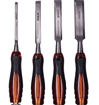 picture of Amtech 4 Piece Go Thru Wood Chisel Set - [DK-E0705]