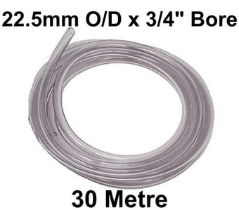 picture of Un-Reinforced PVC Hose - 22.5mm O/D x 30m - [HP-CP19/22]