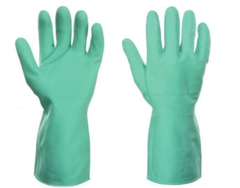 Picture of Supertouch Robust Household Latex Green Gloves - Pair - ST-13332 - (NICE)