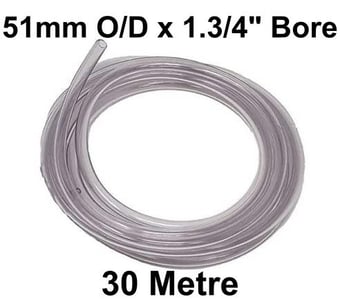 picture of Un-Reinforced PVC Hose - 51mm O/D x 30m - [HP-CP45/51]