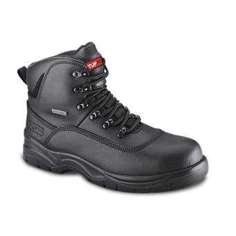picture of Tuf Pro Waterproof Safety Black Boot with Midsole - [BL-102003]