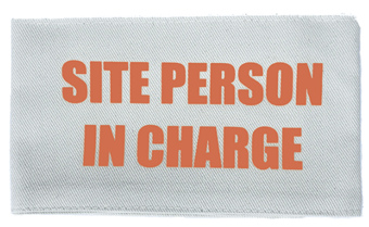 picture of Site Person In Charge - SPIC - Fabric Armband - [SR-RW19206]
