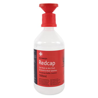 Picture of Redcap Phosphate Buffer Solution - 500ml/Bottle - Including Eyebath Cap - [RL-5990]