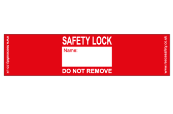 Picture of Reece Padlock Labels - Red - Pack of 10 - [RS-RPL10-RED]