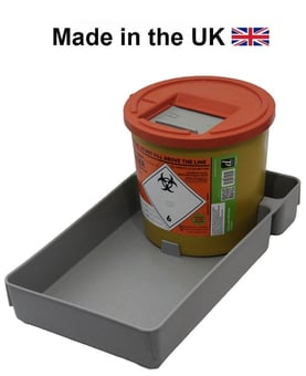 picture of SHARPSGUARD® Combination Tray For Use With All 1 & 2.5 Ltr Sharps Bin - Tray Only - Bin Not Included - [DH-PT199D]