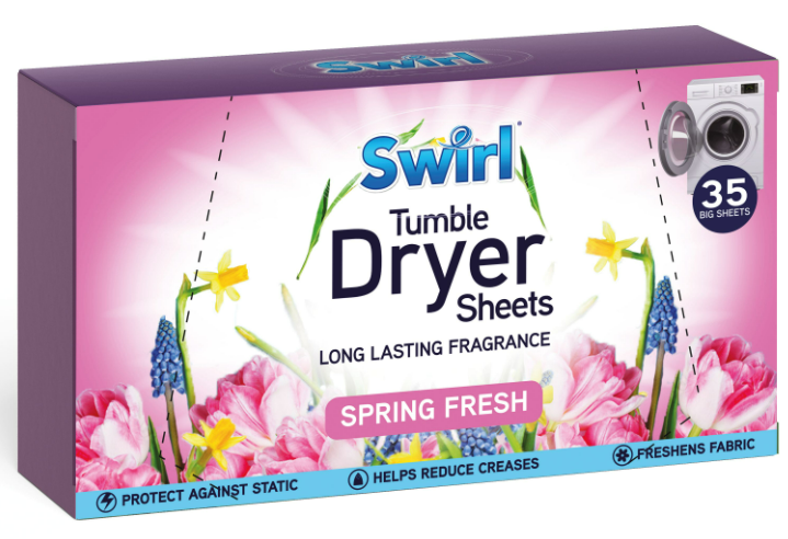 Swirl Laundry Sheets Spring Fresh 35Pk - [ON5-SW1025]