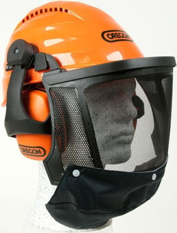 Picture of Oregon Waipoua Orange Safety Helmet Combination - SNR 27db - [OR-562413]