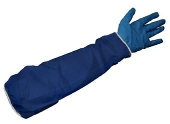 picture of Chemsplash Blue Elasticated Oversleeves Type PB (6-B) - Pair - [BG-2552-BLUE]