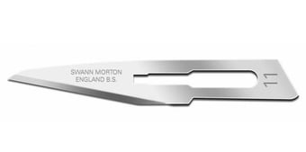 Picture of Single Use Sterile - Scalpel Blades No.11 - 20 Packs of 100 - [ML-W256-PACK]
