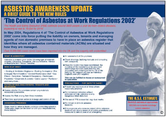 Picture of Asbestos Awareness Poster - 594 x 420Hmm - [AS-AA1]
