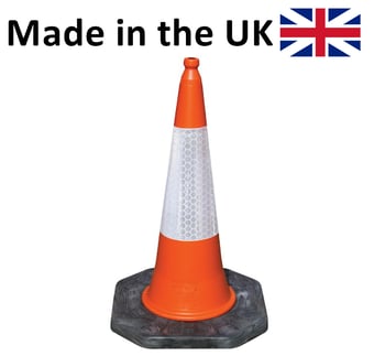 picture of Jsp Dominator 1m Road Traffic Cone with Sealbrite Sleeve - [JS-JBE079-240-600] - (NICE)