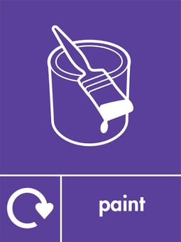 Picture of Recycling Signs - Paint - 300 X 400Hmm - Rigid Plastic - [AS-WR53-RP]