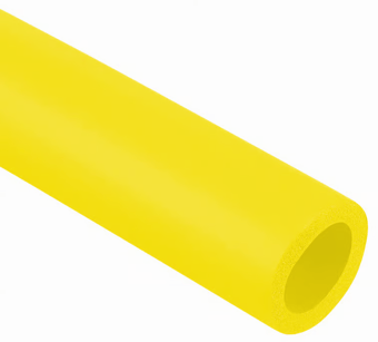Picture of Hi Vis Yellow 9mm Scaffold Protection Foam Tube 2m - Box Deal of 10 - [IH-ARM-PE-48/09-YE] - (HP)