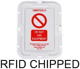 picture of Scafftag RFID Tagged Omnitag Portrait Holders - Pack of 10 RFID Enabled Portrait Omnitag Holders & 1 Permanent Pen - [SC-SAF-OTH-(P)-10-BOXED]