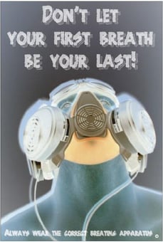 Picture of Don't Let Your First Breath Be Your Last! Poster - 525 x 775Hmm - Encapsulated Paper - [AS-POS54]